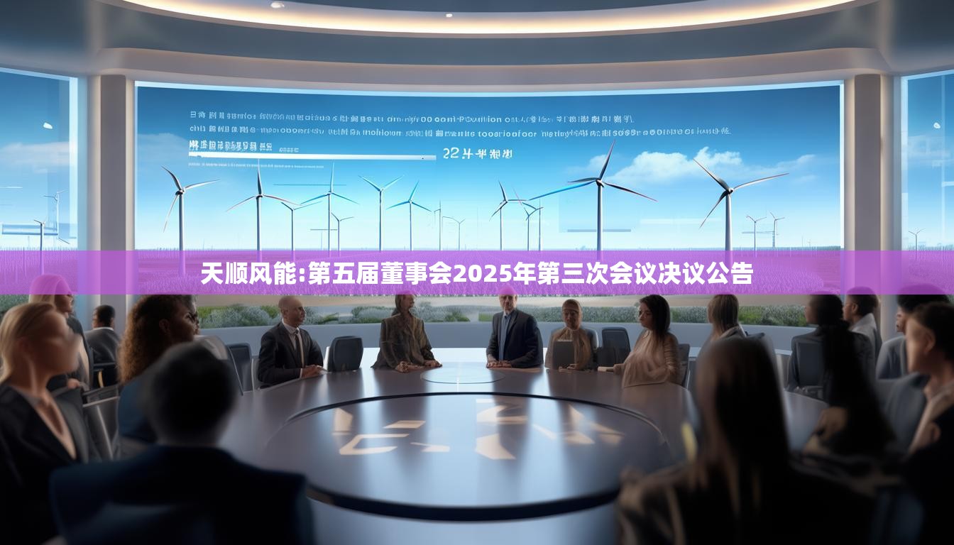 天顺风能:第五届董事会2025年第三次会议决议公告