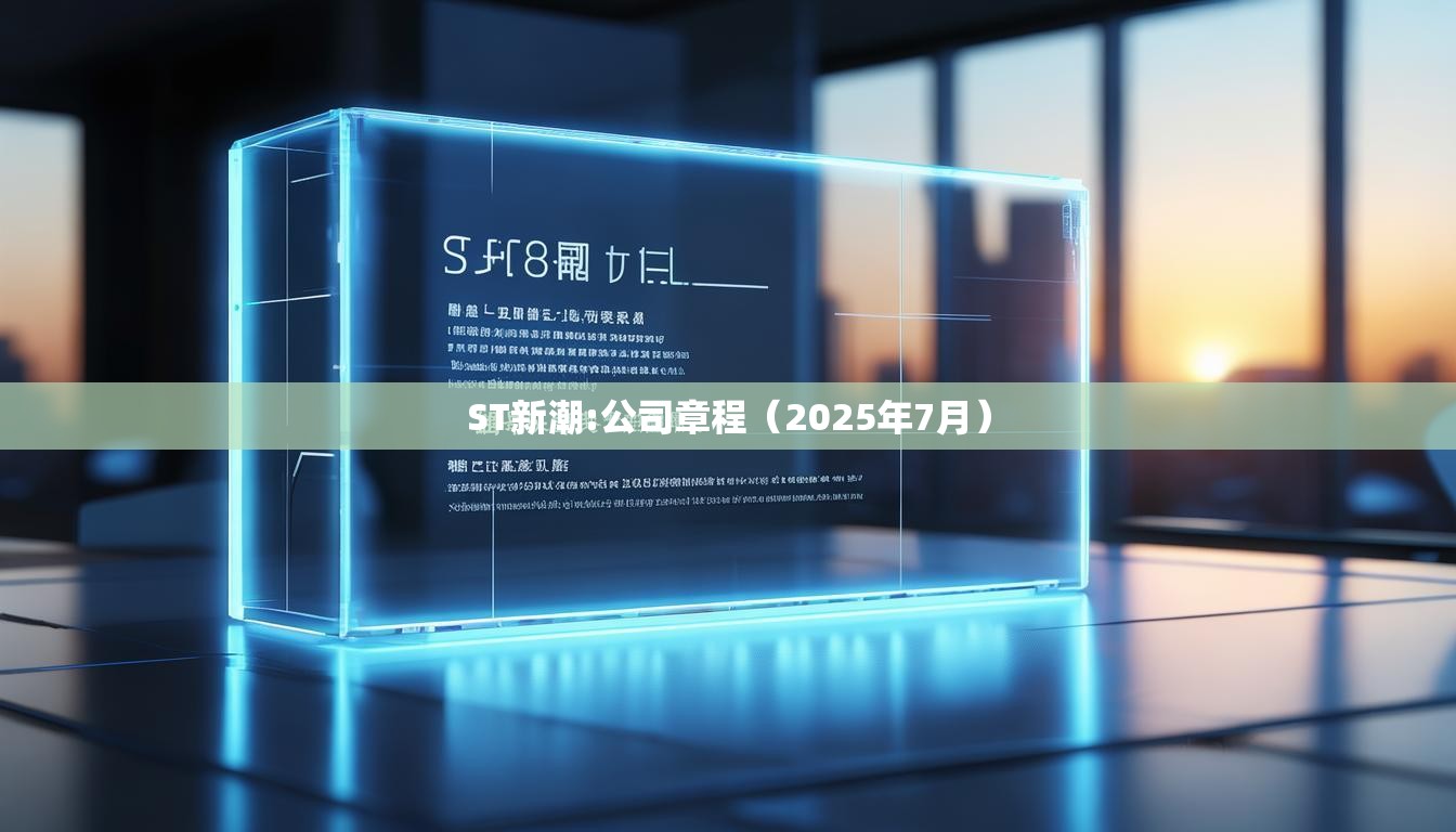 ST新潮:公司章程（2025年7月）