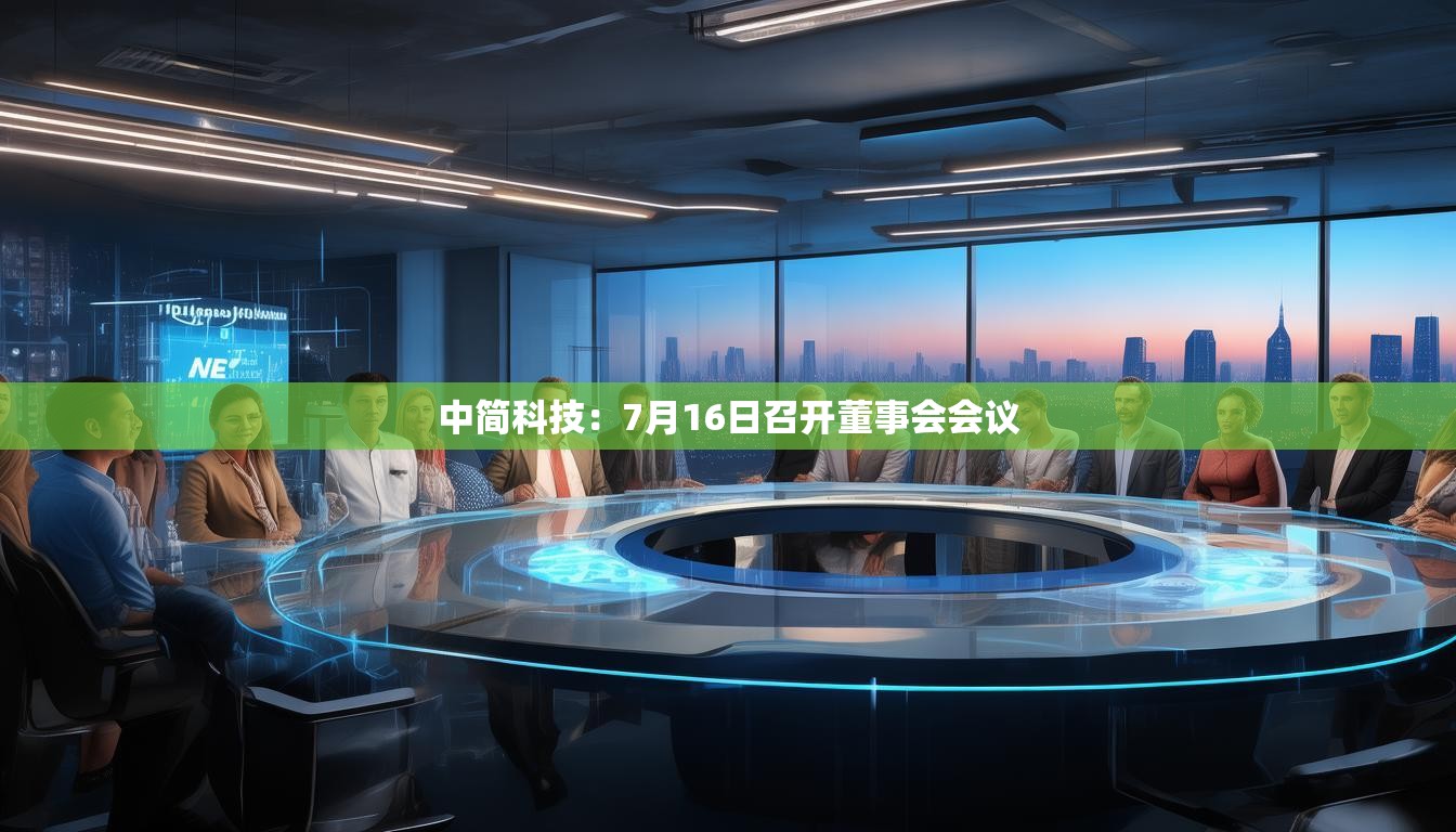中简科技：7月16日召开董事会会议